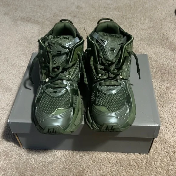 Balenciaga | Shoes | Balenciaga Runner Sneaker Size 44 Kaki | Poshmark